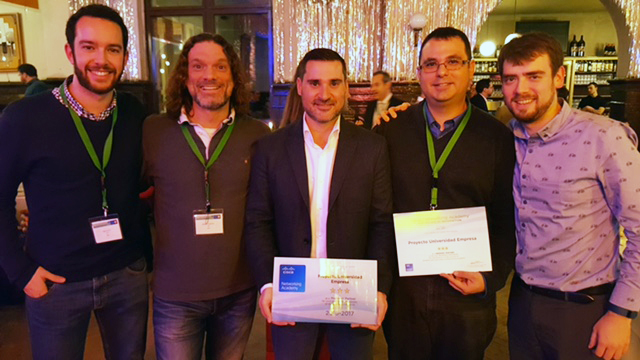 PUE in the Cisco Networking Academy Partner Summit 2016 as the only Premier+ Partner in Spain